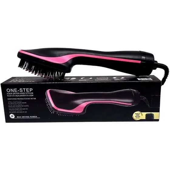 Secador de Cabelo e Escova de Aquecimento Elétrico 110V novete