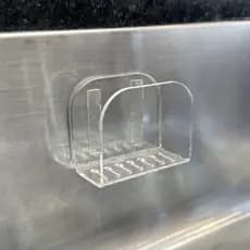 Suporte para Esponja Dupla Face - Suporte Multifuncional para Pia de Acrílico