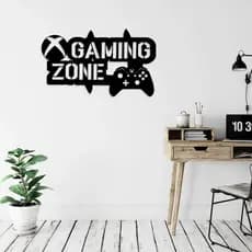 Quadro Gamer Decoração Quarto Setup Presente Gaming Zone Jogos