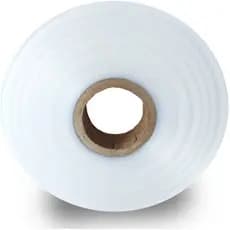 Bobina Plástica Tubular PEBD 5x0,10mm Transparente - Rolo 3kg | Embala Perfis Cabos Geladinho Sacolé