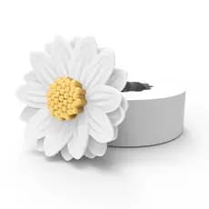 Molde de Silicone Flor Margarida para Artesanato Lembrancinha Vela Sabonete Resina Gesso Biscuit