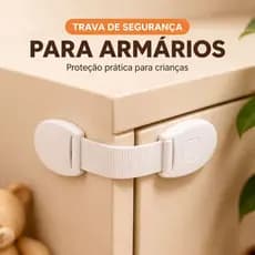 Kit 6 un Trava Gaveta Armario Segurança Bebe