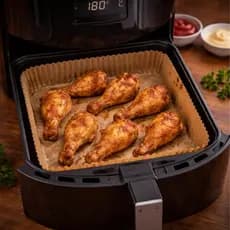 Forma Para Air Fryer 20cm Descartável Antiaderente
