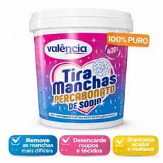 Percarbonato de Sódio 100% Puro  Limpeza Profunda e Remoção de Manchas para Todos os Tecidos