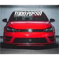 🚗 Adesivo Para Carro "Tudo Posso Naquele Que Me Fortalece" | 115x25cm ✝️ Frase Bíblica Estilo Gospel Auto Adesivo