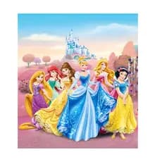 👉 Adesivo Mesa Infantil 60x60cm Barbie 💖, Princesas Disney 👑 e Safari | Decoração Festa/Quarto - Pronta entrega!