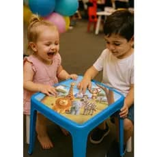 Adesivo Mesa Safari Infantil 🐵🦒 | Decoração Festa/Quarto | 3 Modelos – 2 Tamanhos - Pronta entrega!