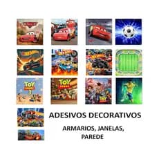 Adesivo Decorativo Infantil Carros Hot Wheels Blaze 50x50 ou 60x60 Parede Janela Pronta entrega! - Vinil alta qualidade
