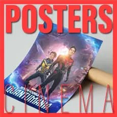 Cartaz Filmes Homem Formiga e a Vespa Quantumania - Marvel MCU | Poster Grande 70x47cm Alta Qualidade