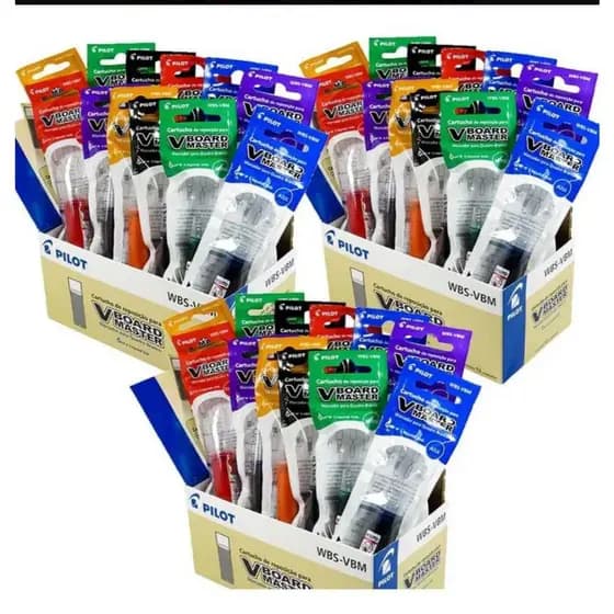 Kit 36 Recargas Para Marcador De Quadro Branco Pilot Original
