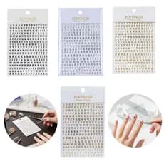 Adesivos Decorativos Letras De Resina Epóxi 1 Peças 0,5cm