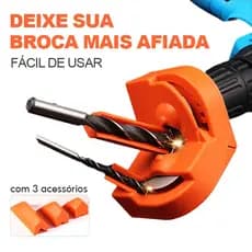 Afilador de Brocas Elétrico,Ferramenta De Moagem Multiuso Para Todos Os Bits Guia Ajustável