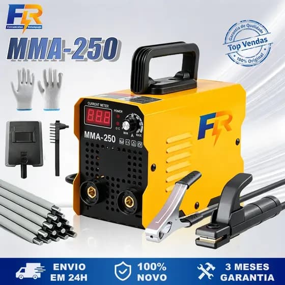 Máquina de Solda Inversora IGBT Portátil MMA-250/300 Voltagem 110V ou 220V