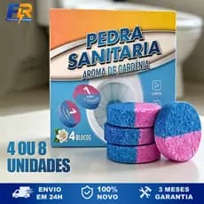 Kit 4 ou 8 pastilhas aromatizantes para caixa acoplada e vaso sanitário limpa desinfeta e perfuma