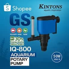 Bomba Submersa Kintons IQ-800 50W | 500L/h | Aquário Água Doce e Salgada | Silenciosa e Econômica