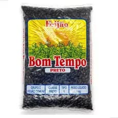 Feijão Bom-Tempo Preto 1 Kg - feijoada