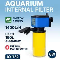 Filtro Interno IQ-732LQ 1400L/H 8W - Kintons | Silencioso, Econômico e Eficiente