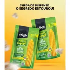 Pipoca na Espiga  MIOTTO 100% Natural 2 pacotes