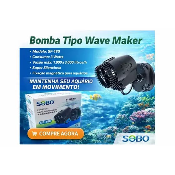 Bomba de Circulação Wave Maker SOBO SF-180