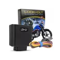 LOOK OUT - BLOQUEADOR MOTO ANTI FURTO RESGATE CORTA CORRENTE