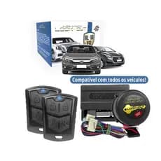 LOOK OUT ALARME AUTOMOTIVO UNIVERSAL 2 CONTROLES - LEVANTA VIDRO TRAVA PORTA - AL10