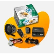 LOOK OUT - ALARME UNIVERSAL ÔMEGA 7020 - 1 CONTROLE CANIVETE 1 CONTROLE 4 BOTÕES