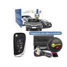 LOOK OUT ALARME AUTOMOTIVO UNIVERSAL 1 CHAVE CANIVETE - LEVANTA VIDRO TRAVA PORTA - AL10 TXC