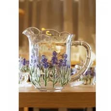 Jarra de Cristal Lavanda Hand Painting 1,3L - Lyor - 220636