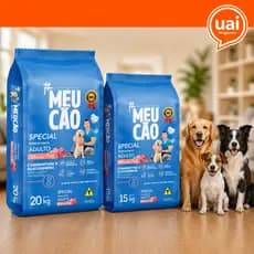 Ração Cachorro Adulto 15kg ou 20kg Meu Cão Special Frango e Carne Premium