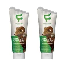 Sebo De Carneiro Tradicional 200ml Kit Com 02 Unidades - Fashion Cosméticos