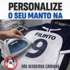 Nome + Número Termocolante Para Personalização Camisa Times Futebol