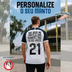 Termocolante Patch Frase Personalizado Para Camisa Times Futebol