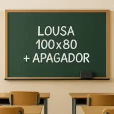 🧽 LOUSA VERDE 100x80 COM MOLDURA EM MADEIRA + APAGADOR 🟩✨