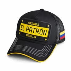 Boné Premium El Patrón Medellín Telinha Snapback Ajustável