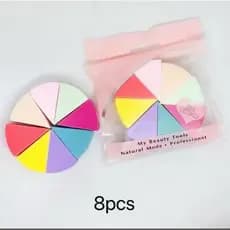 Kit 8 Esponjas Pizza De Maquiagem Para Base Modelo Envio rápido