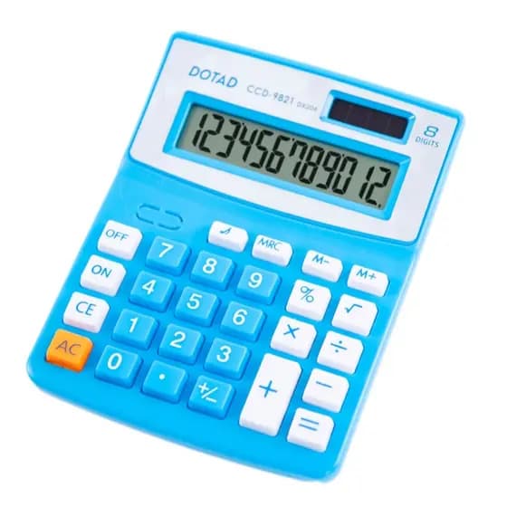 Calculadora De Tela Lcd De 12 Dígitos estudantes estacionário ferramentas exame calculadora
