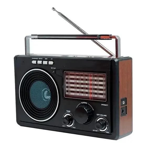 Radio Retro Recarregavel Inova Pen Drive cartão de memoria Am/Fm/Sw/Blu