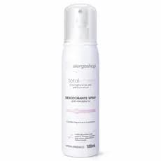 Desodorante Spray Feminino Hipoalergênico 100ml Total Care Alergoshop