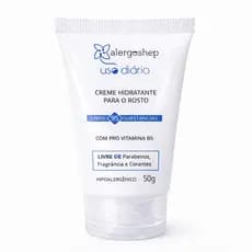 Creme Hidratante Facial Hipoalergênico 50g Uso Diário Alergoshop