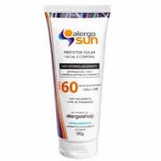 Protetor Solar Facial e Corporal Hipoalergênico FPS 60 90ml Alergoshop