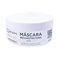 Máscara Capilar Reconstrutora Hipoalergênica 200g Total Care Alergoshop