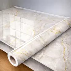 Papel de Parede Mármore Adesivo Lávavel Impermeavel Para Cozinha Quarto Autocolante 2M 4M 6M