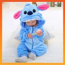 Bebê Kigurumi Ponto Azul Dos Desenhos Animados Macacão Infantil Dinossauro Fofo Leão Fato De Salto Animal Meninos