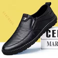 GLCHENG Novos Mocassins Formais Clássicos Masculinos para Trabalho de Escritório, Negócios, Leves e Confortáveis TNEB