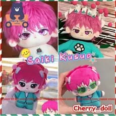 10/20cm A Vida Desastrosa de Saiki Kusuo Boneca de Pelúcia Fofa com Esqueleto Recheado Cosplay Kawaii DXHL