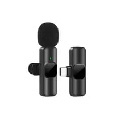 Microfone De Lapela Sem Fio Profissional Duplo Tipo C