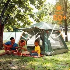 Barraca Camping acampamento 4/6 pessoas acampamento automático tenda portátil piquenique ao ar livre praia