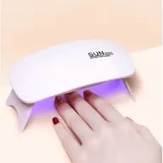 Cabine Mini Secador De Unhas Esmalte Gel Led Sun Uv Portátil Dobrável Forninho Estufa 6w Bivolt Usb