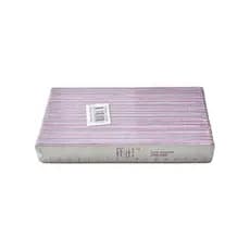 Kit 20 Lixa De Unhas Quadrada Lavável 100/180 Com Régua Fan Nails