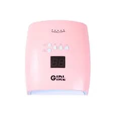 Cabine LED/UV Girl Fatale 86W Recarregável – Primeira com Luz Rosa, Sem Fio e Bivolt 360°